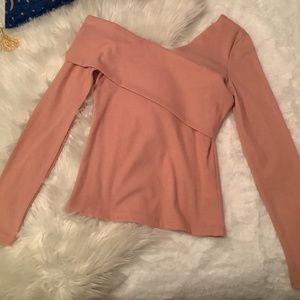 Pink Ribbed Sweater